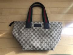 【お値下げ】グッチ　シェリーライン　トートバッグのサムネイル