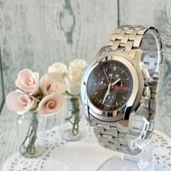 電池交換済】グッチ GUCCI 腕時計 5500 クロノグラフ シルバー - メルカリ