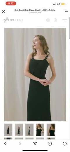 RIELL riche knit cami one-pieceのサムネイル
