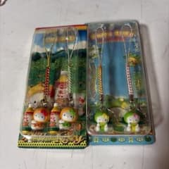 ご当地キティ ペア 根付 ストラップ 2点セット ポンジュース