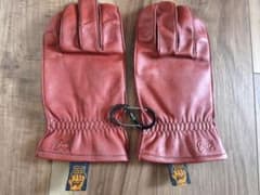 GRIP SWANY G1アウトドア用レザーグローブ レッド　サイズ（XL）