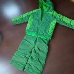 Columbia 子供用スキーウェア XS 緑のサムネイル