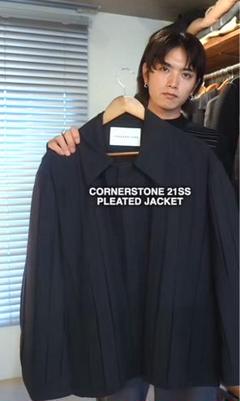 cornerstone 21ss プリーツジャケット 深水光太 nullus - メルカリ