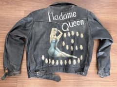 TRAPPER レザージャケット 50 Madame Queen エイジングのサムネイル