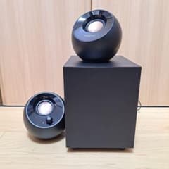 【中古】Creative Pebble Plus　スピーカー　ブラックのサムネイル