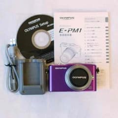 お買い得！OLYMPUS E-PM1 レアなパープルのサムネイル