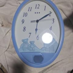 テディベア ？　掛け時計　カネボウ　バザール　1995 景品のサムネイル