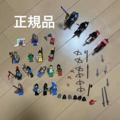 ら*る様 ※正規品　オールドLEGO お城シリーズミニフィギュア17体と武器セッのサムネイル