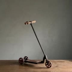 木と鉄できた 古い キックボード アンティーク 古道具 昭和レトロ オブジェ m50224811646_1.jpg?1729290014