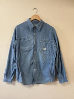 SASSAFRAS シャンブレーシャツ Lサイズ