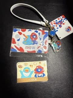 Thumbnail of EXPO2025　大阪万博　限定　ICOCA　＋　合皮パスケース　ミャクミャク