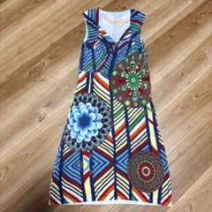 Desigual デシグアル　カシュクール　ノースリーブワンピースのサムネイル