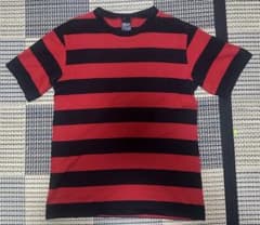 ナンバーナイン カート期 赤黒 ボーダーTシャツ サイズ2のサムネイル