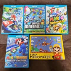 Wii U　ソフト　５本のサムネイル