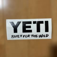 【新品】YETI ステッカー BUILT FOR THE WILDのサムネイル