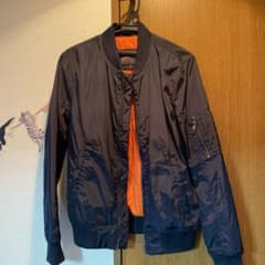 ZARA MA-1 ブルゾン  ネイビーのサムネイル