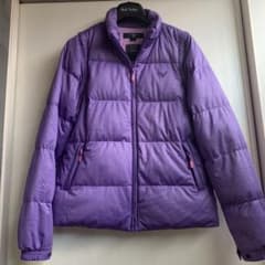 キャロウェイ ダウン90% 洗えます 紫ピンク 袖が取れベストに 2way