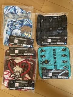 キングダムハーツ 一番くじ E賞 ハンドタオル 4種セットのサムネイル