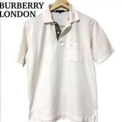 BURBERRY LONDON バーバリー ホワイト　ポロシャツ ノバチェックのサムネイル