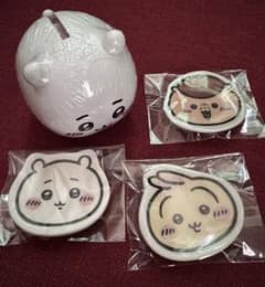 치이카와 mini 접시 돼지 저금통 세트