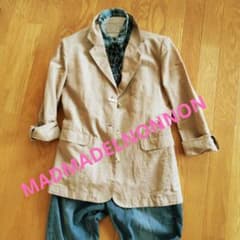 マドモアゼル  ノンノン  ベージュ色  一重仕立てジャケットのサムネイル