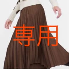 (専用ページ)zara プリーツスカート ブラウンのサムネイル