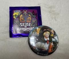 ONE PIECE 輩缶バッジ TRICK OR ADVENTURE サボのサムネイル