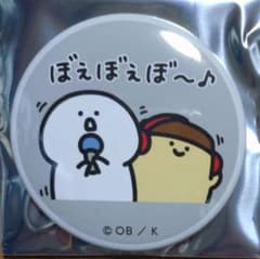 お文具といっしょ ポップアップストア新宿 缶バッジ お文具さん プリンさん①