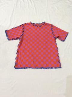 MARKETY'S HOGAN 체크 무늬 T셔츠