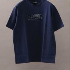 THRASHER LOGO Tシャツ M ネイビーのサムネイル