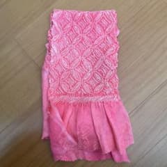 帯揚げ 絞り ピンク 七宝 和装小物のサムネイル