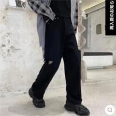 サイドダメージストレートパンツのサムネイル