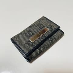 GUCCI グッチ 6連キーケース GGキャンバス レザー ブラック 黒 - メルカリ