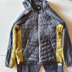 Canterbury ウォームアップウェア グレー/イエローのサムネイル