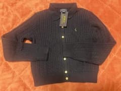 Ralph Lauren ネイビー カーディガン&スカートセット Mサイズ - メルカリ