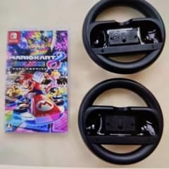 マリオカート8 デラックス Joy-Conハンドル 2個セット - メルカリ