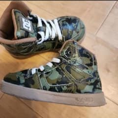 子供用 DC SHOES スニーカー 14cm 迷彩柄 カモフラのサムネイル