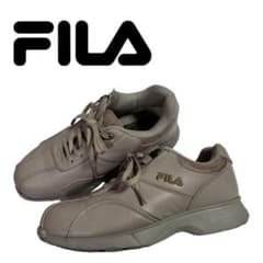 【美品】FILA フィラ ウォーキングシューズ ベージュ 24.0cm 3E