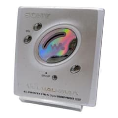 美品】レアカラー SONY MDウォークマン MZ-E505 シルバー ピンク