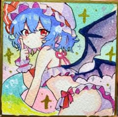 手描きイラスト】東方Project レミリア 原画 一点物 ファンアート