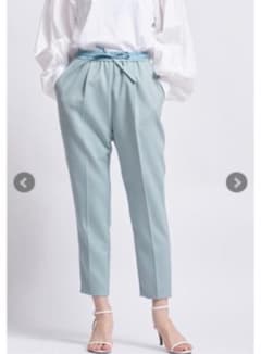 お値下げ Yori ウールタックパンツ ミント 36 新品未使用のサムネイル