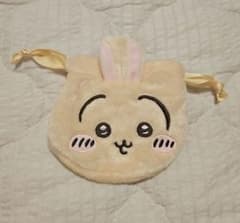 おかお巾着　うさぎのサムネイル