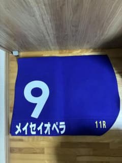 メイセイオペラ フェブラリーステークス レプリカゼッケン 菅原勲直筆 