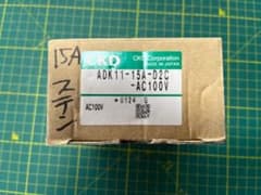 CKD 電磁弁 ADK11-15A AC100V Rc1/2 15A 未使用① - メルカリ