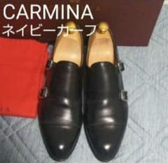 美品スペイン最高級CARMINA カルミナ ダブルモンクストラップ 希少