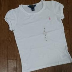 ☆ 新品未使用 ☆ ラルフローレン 白 Tシャツ 120 女の子のサムネイル