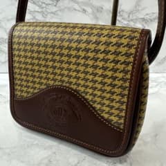 大人気　グルカ　GHURKA ボストン　No 96 ショルダー　　千鳥格子 ほぼ未使用品 Ghurka グルカ no102 千鳥格子 ミニ ショルダーバッグ