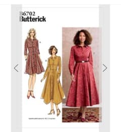 Butterick 型紙 ワンピース パターン　アメリカ製　ソーイングのサムネイル