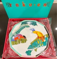 資生堂　花椿CLUB感謝品　ケーキプレート　1992年　非売品　未使用保管品のサムネイル