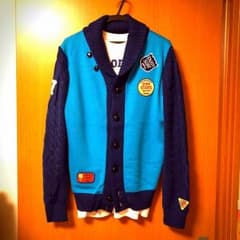 ☆ダボロ☆ DABORO SHAWL CARDIGAN 青 未使用のサムネイル